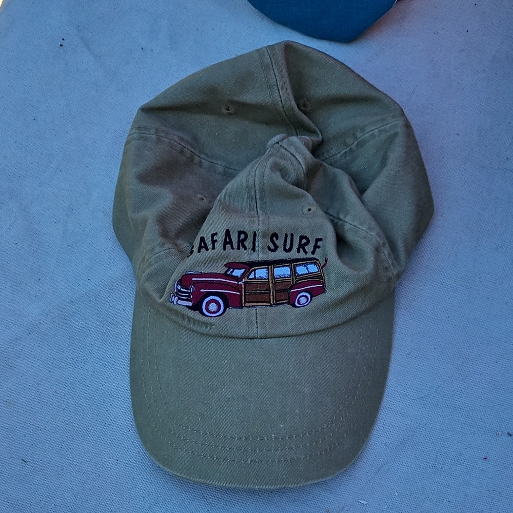 Source Unknown Olive Green Safari Surf Hat